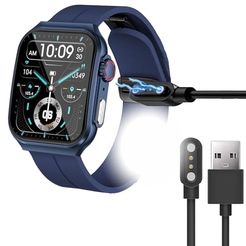 Cable Marsyu NX15 cargador USB magnético para mantener activo tu reloj de 1.96 pulgadas en la oficina
