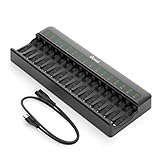 como hacer un cargador de baterias aa y aaa 【PARÁMETRO DE CARGA】 - Utilizando el cable de carga de CA, este cargador de baterías puede soportar un amplio rango de voltaje de 100V a 240V y una corriente de entrada de 0,5A (máx.). En cuanto a la salida, la tensión es de 1,4V DC y el rango de corriente es de 250-2000mA. Cuantas más baterías se carguen, mayor será el tiempo de carga. *NOTA: No puede cargar pilas alcalinas, desechables u ordinarias.