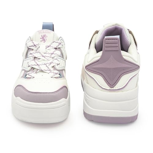 Image of Red Tape Super Sneaker for Women | Low-Cut Casual Style, Classic Footbed & Everyday Comfort