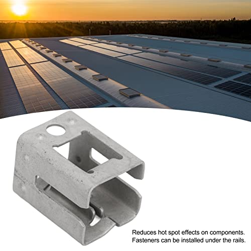 Suporte De Montagem Solar 10 Peças, Fivela De Montagem Rápida Fotovoltaica Mola De Aço Fonte De Alim