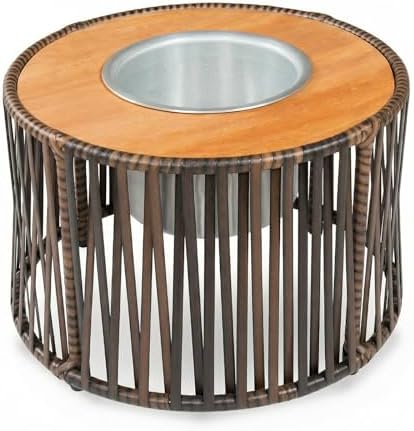 Mesa De Apoio Com Cooler para Bebidas 62cm Balde Para Gelo Embuti...