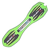 Goodvk Aprenda práctica y Trucos de Tierra en Poco Tiempo Caster Board - Plataforma Antideslizante Concaved Surfing 2 Ruedas con Ruedas de Peso Ligero Caster Waveboard