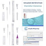 Kit per il test di Clamidia e Gonorrea | Testa uomini o donne per Clamidia e Gonorrea tramite tampone | Test rapido per MST (Malattie Sessualmente Trasmissibili)