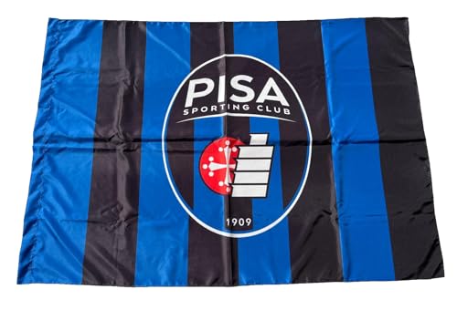 Drapeau de Pise officiel 1909 résistant 100 x 140 cm pour supporter de foot
