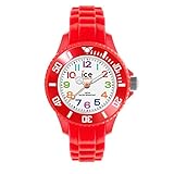 Wasserdichtigkeit : 10 ATM Ice-Watch Kinder-Armbanduhr Ice-Mini rot MN.RD.M.S.12