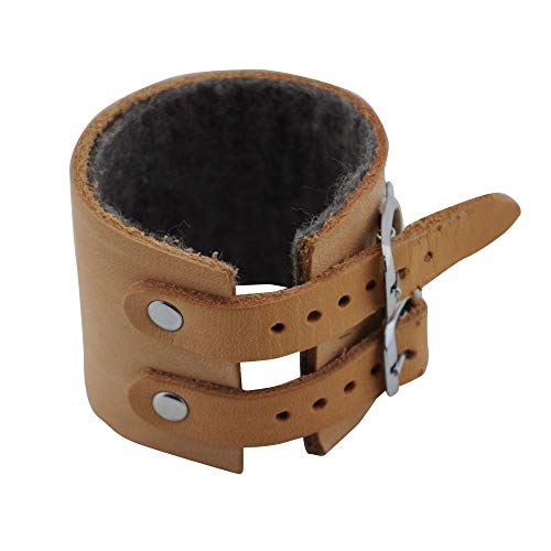 Holthaus Medical YPSIMED Handgelenkriemen Stütze Handgelenk Bandage, Leder, 2-schnallig, Gr 22