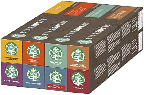 STARBUCKS Variety Pack de Nespresso Cápsulas de Café 8 x Tubo de 10  Unidades : Amazon.es: Alimentación y bebidas