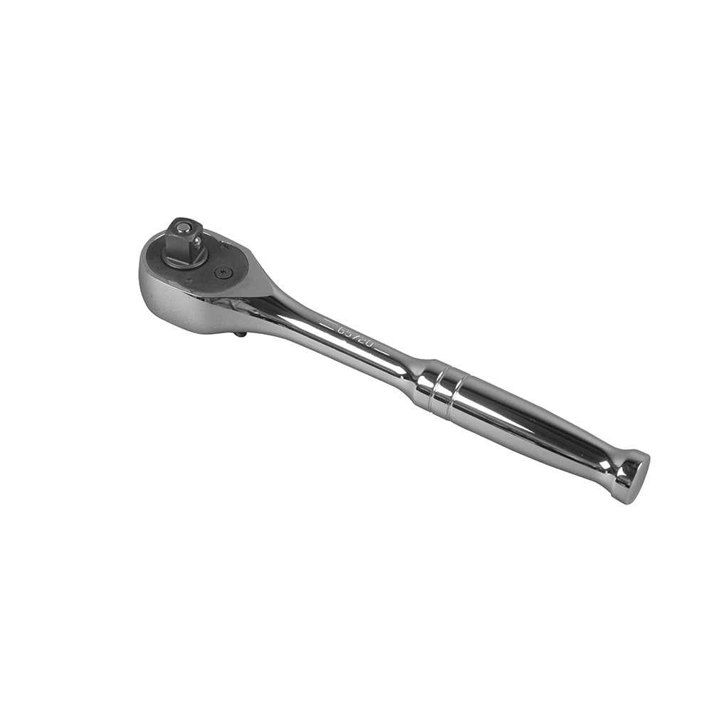 Klein Tools 65720 7-Inch Ratchet, 3/8-Inch Drive, Chrome, 7 1/2-Inch Length - Image 4