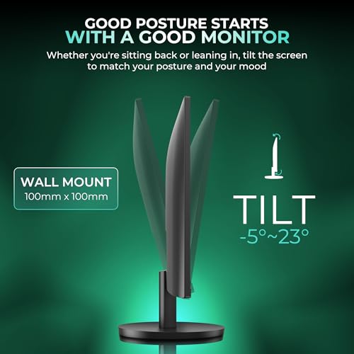 Image of AOC Q27B3M2 Gaming Monitor 27 inch 2560 x 1440 QHD VA, 100Hz Refresh Rate, 4ms Response Time, Adaptive Sync, Low Blue Mode, 99% NTSC, 178 Wide Viewing Angle, 3-Sided Frameless Design, Tilt Stand