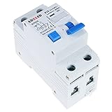 Abmessungen: 81 x 74 x 36 mm Fehlerstromschutzschalter Leitungsschutzschalter FI/LS-Schutzschalter Kombi Schalter 2-polig 1P+N 30mA B16A