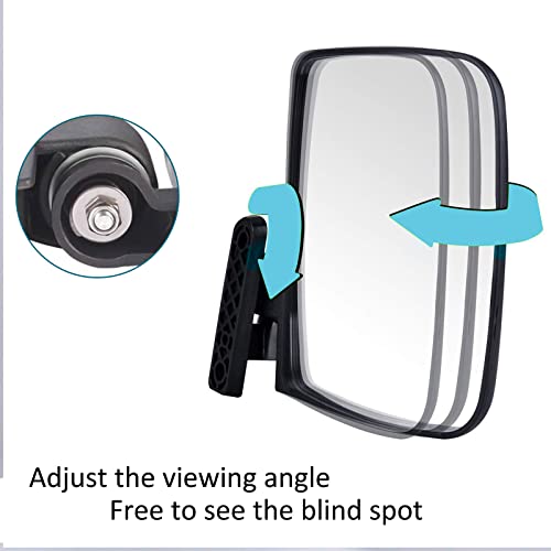 Moveland Universal Golf Cart Side View Mirrors Compatible With Ezgo Club Car Yamaha & Tractor, Moveland Rhox Style Accessories #TOP3