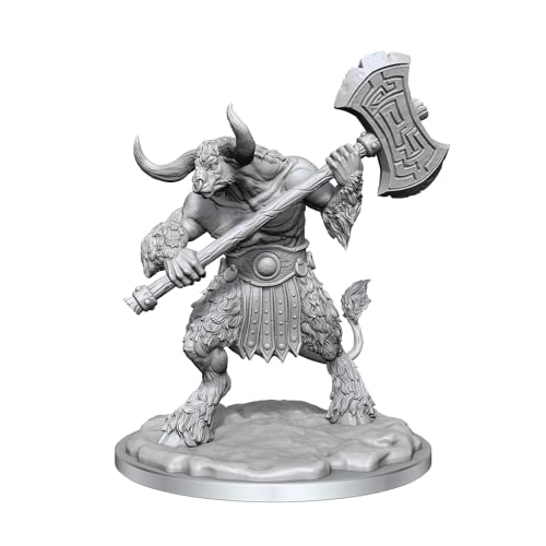 Figura acción Minotauro D&D Frameworks WizKids sin pintar miniatura 5
