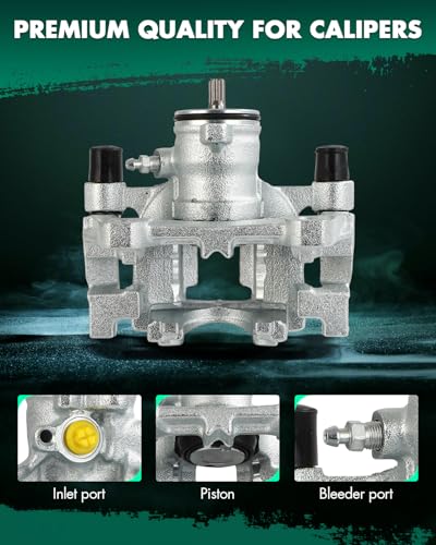 Image of SCITOO Rear Passenger Side Disc Brake Caliper 18B5476 Compatible For Ford For Fusion 2013-2020,For Lincoln For Continental 2017-2020,For Lincoln For MKZ 2013-2020,With Bracket 1PC
