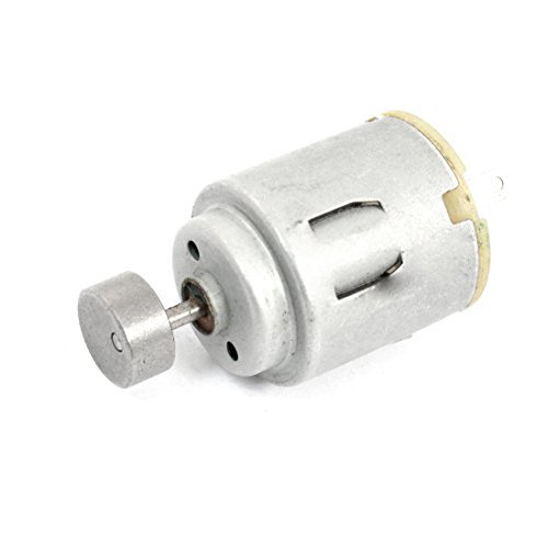 12500RPM DC 3-4.5V 0.5A High Torque Micro Vibration Motor Silver Tone