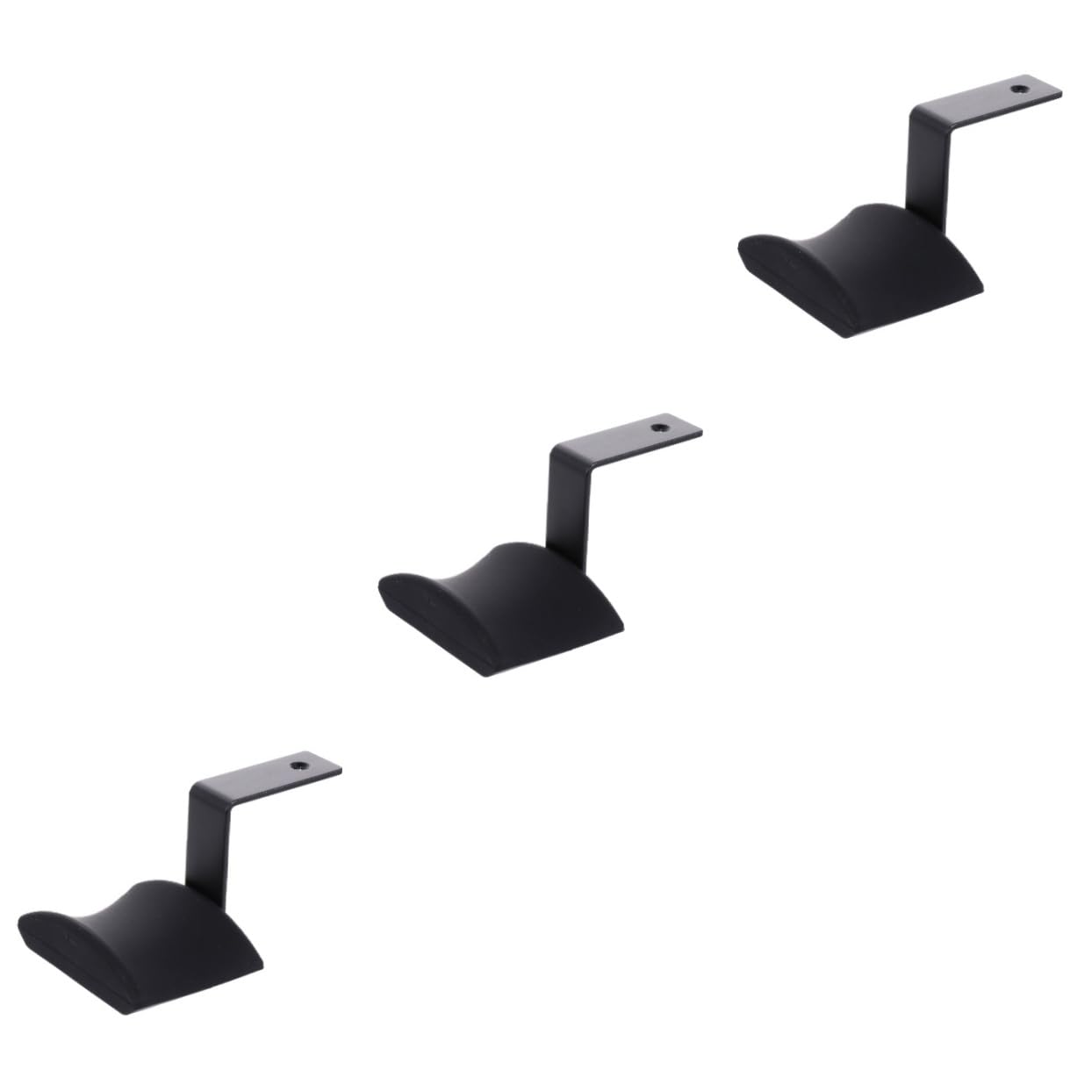 OSALADI 3piezas Soporte De Auriculares De Aleación De Aluminio y Silicona con Adhesivo Colgador para Gaming y Escritorio Instalación Fácil y Duradera