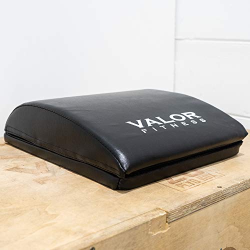 Valor Fitness Ab Mat - Sit Up Mat for Ab Workout with Back Support and Core Strengthening with Detachable Extended Pad