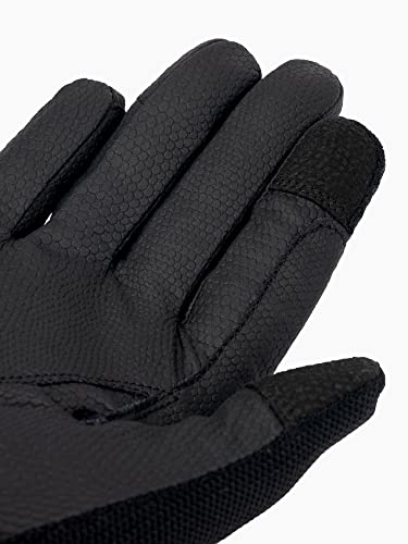 LeMieux Unisex 3D Mesh Riding Gloves - Lightweight & Breathable - Anti Slip - Black - Medium