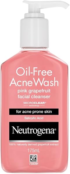 Neutrogena Oil Free Acne Wash Pink Grapefruit 175ml