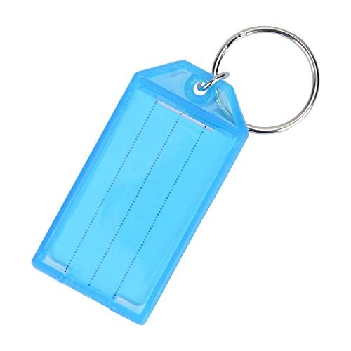 Coast Key Chain Key Tags| 10 Pack Assorted Colors | Plastic Key Ring Tags/Labels For A Backpack, Fob, Mailbox, Id, Usb Drive, Car Keys & More | Key Label For Identification, Storage & Organization #TOP2