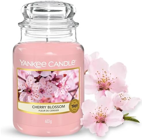Yankee Candle Duftkerze im Glas (groß) | Cherry Blossom | Brenndauer bis zu 150 Stunden | Perfekte Geschenke für Frauen