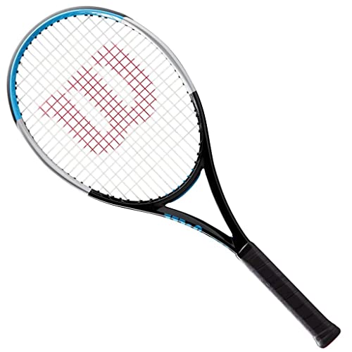 Wilson Ultra Team V3 Strung Tennis Racquet - Economical Carbon Fiber Intermediate Racquet (4-3/8) #TOP1