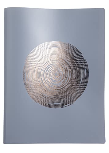 Exacompta - Ref. 85790E - 1 Ellipse semi-rigid recycled PP document cover 60 views - A4 - random colours, 24 x 32 cm