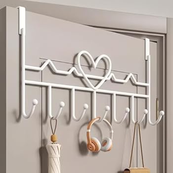 Lot De 4 Crochets De Porte Avec Revêtement En Caoutchouc Pour Eviter Les Rayures Dans Le Salon La Salle De Bain La Chambre Et La Cuisine 87272800