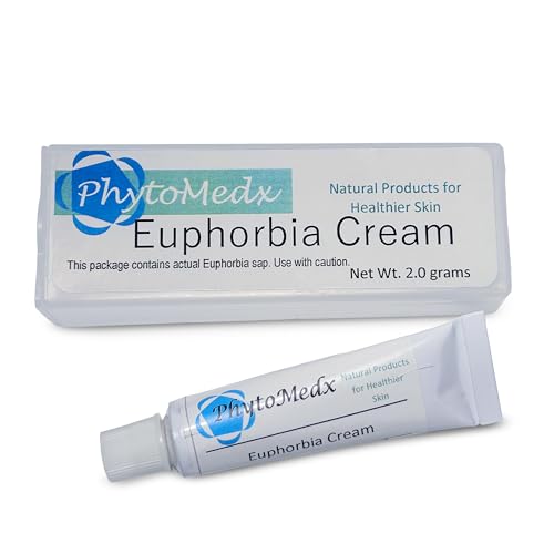 PhytoMedx - Euphorbia Cream Radium Weed Exclusive Source of Euphorbia Sap formulated into an Easy-to-Use Skin Care Spot Cream for Sun-Damaged Skin 2.0 g
