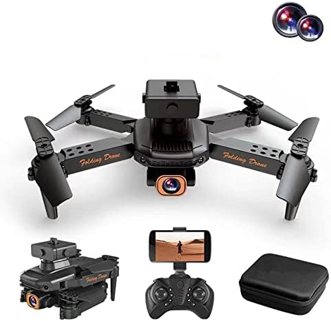 Drones with Camera for Adults, Mini Drone with Dual 1080p Hd WiFi FPV Camera Remote Control Toys with Altitude Hold Headless Mode for Kids Adult Gift