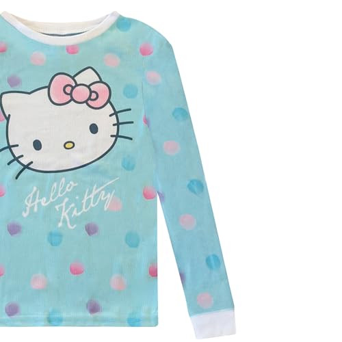 Hello Kitty 4 Piece Pajama Set - Toddler Girls PJ Set with Long Sleeve Shirt & Pants - Kids Sleepwear Set - Official License2