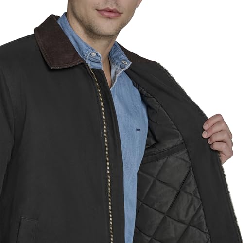 Levi's Men's Cotton Depot Jacket with Corduroy Collar, Black, Medium by Levi's - Image 6
