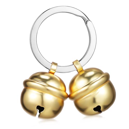 Angoily 1 set Dog Copper Pet Supplies Accessories Bells Collar Cat, medium, Copper