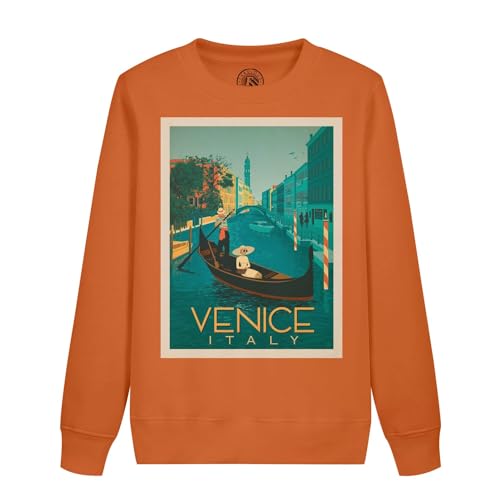 Sweatshirt enfant Venise Italie affiche poster vintage voyage art deco 30's