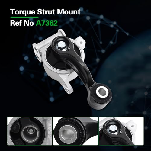 loongrie Engine Motor Transmission Mount Kit Compatible with Altima 2007-2012 3.5L V6 & Maxima 2009-2014 3.5L V6 Auto CVT Trans, Replace OE A4355HY A4356HY A7362 A4365HY A7363 A7361 6pcs by loongrie - Image 7
