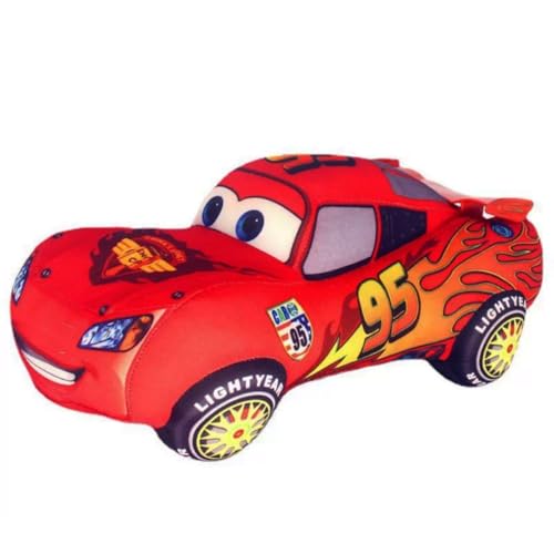 AYGITAL Movies Cars McQueen Plush Toy Car Pillows Birthday Christmas Kids Gifts (13.8inch McQueen A)