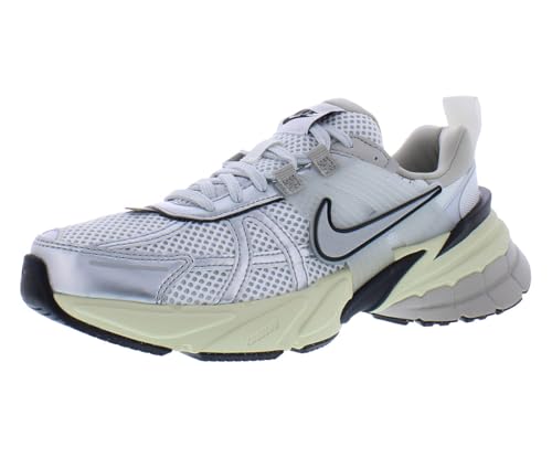 Nike V2k Run, Sneaker Mujer, Summit White Metallic Silver, 40.5 EU
