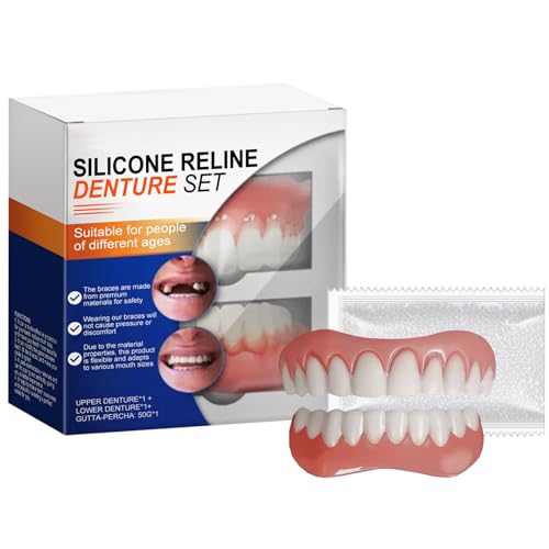 ` VR[ꎕ VR ꎕ Ȃlpꎕ VRꎕ Hłt \ E\Ȕt Silicone Reline Denture Set ꎕ㉺ `Cu[X ȒPėp\ jp (1Zbg)