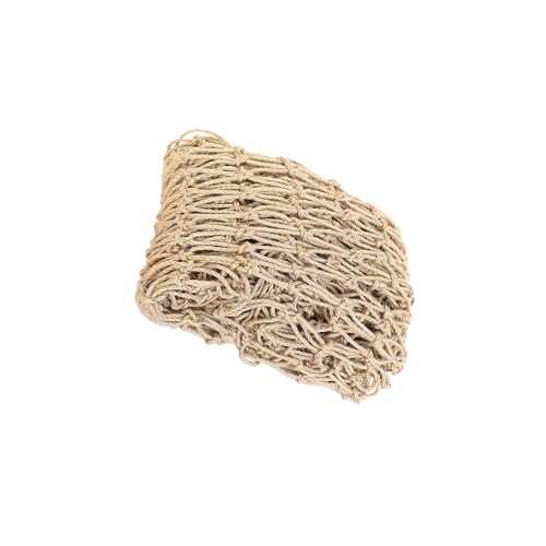 SUIOPPYUW Robustes Ranknetz aus Juteschnur, Rankhilfe für Kletterpflanzen für blühende Gärten, ca. 3 mm Seildurchmesser, umweltfreundliches Ranknetz aus Juteschnur