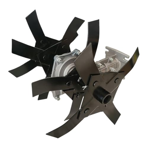 FAST WORLD SHOPPING - Aratro Rotante Zappa di Ricambio per Decespugliatore a Scoppio Motozappa, Set di 4 Gruppi di Zappette per Lavorazione del Terreno, Preparazione e Giardinaggio