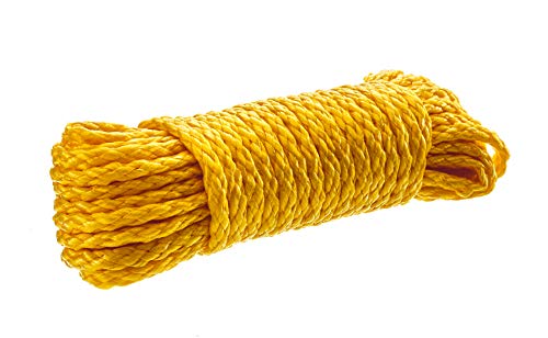 Attwood 117102 Hollow Braided Polypropylene General Purpose Rope (1/4Inch x 40Feet), One Size