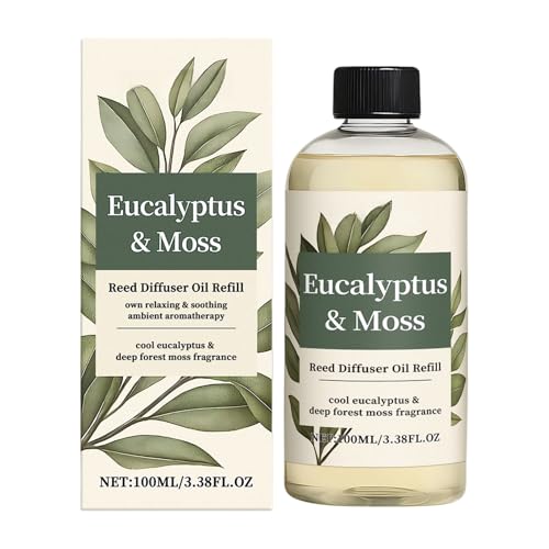 Genérico Recambio de difusor, Fragancia de Larga duración, 100 ml, líquido difusor de aromaterapia, Recambio de ambientador con a habitación, fórmula, para Oficina en casa, Uso de meditación