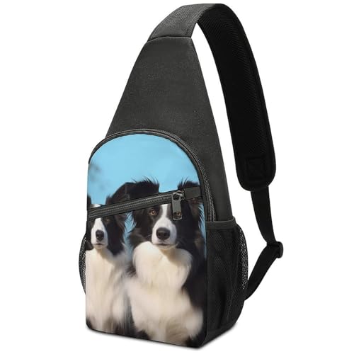 Bolso tipo bandolera Border Collie para senderismo y uso casual