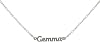 GEMMA Named Lumeila Necklace Marina De Buchi Silver Colour Presented By Sterling Effectz