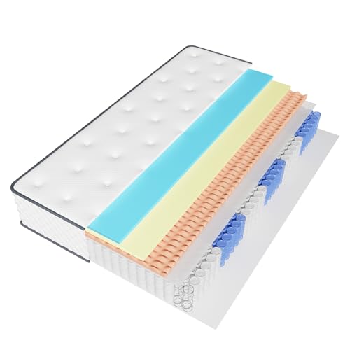 Sleremind Matratze 140x200, Taschenfederkernmatratze H3, 7 Zonen Matratze – Ansicht 3