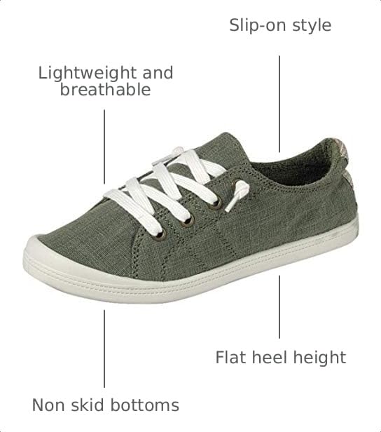 Image of Forever Link Comfort-01 Women's Classic Slip-On Comfort Fashion Sneaker