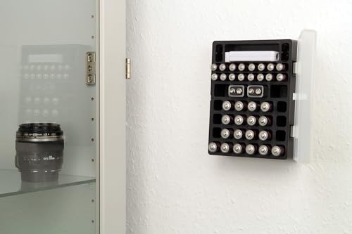 Batterie-Aufbewahrungsbox Ansmann für AAA Micro, AA Mignon und 9V Block