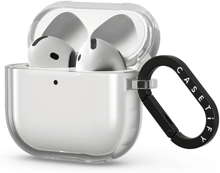 CASETiFY Impact Airpods (4th Gen) Case with Ring - Spring Botanicals - Frost