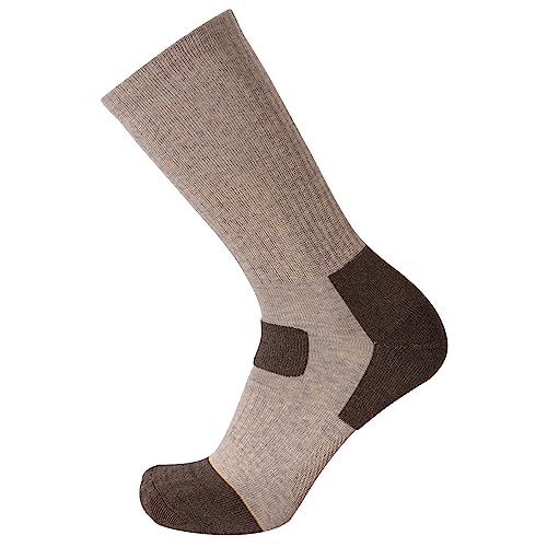 Image of EnerWear 6Pack Men's Merino Wool Outdoor Hiking Trail Crew Sock (US 10-13, 1706M)