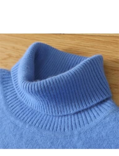 Men's Solid Color Sweater Slim Fit High Lapels Pullovers Knitted Long Sleeve Pullovers Jumpers2