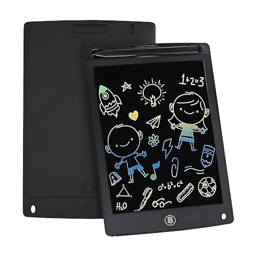Lousa Mágica Infantil Digital LCD 12'' - Tablet de Escrita Infantil Reutilizável, Colorida, Sensível ao Toque, com Caneta Stylus